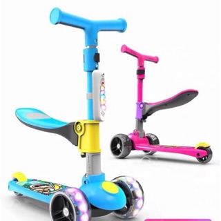 [ĐẠI HẠ GIÁ] XE TRƯỢT SCOOTER CHO BÉ GÁI VÀ BÉ TRAI 3 IN1. từ 2 tuổi đến 14 tuổi