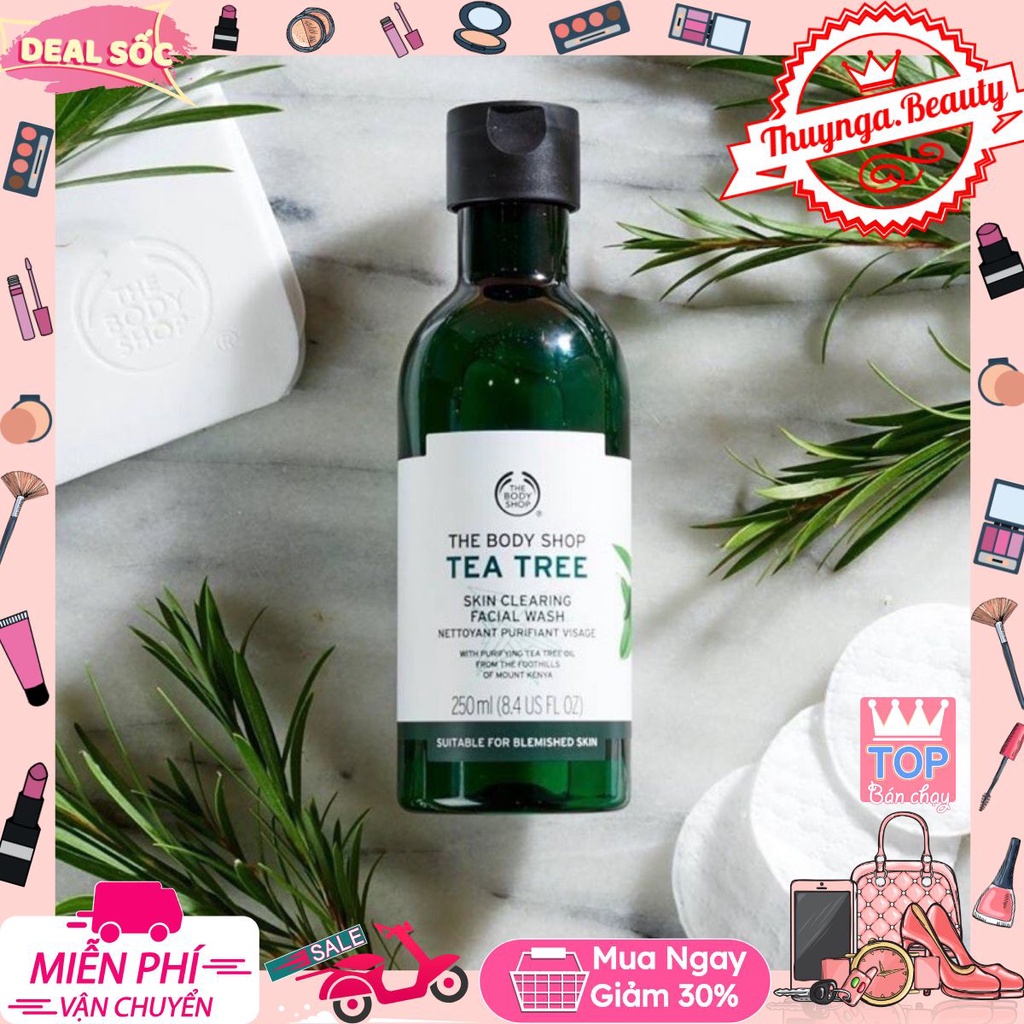 Sữa tắm giảm mụn thâm tràm trà Tea Tree Body 250ML