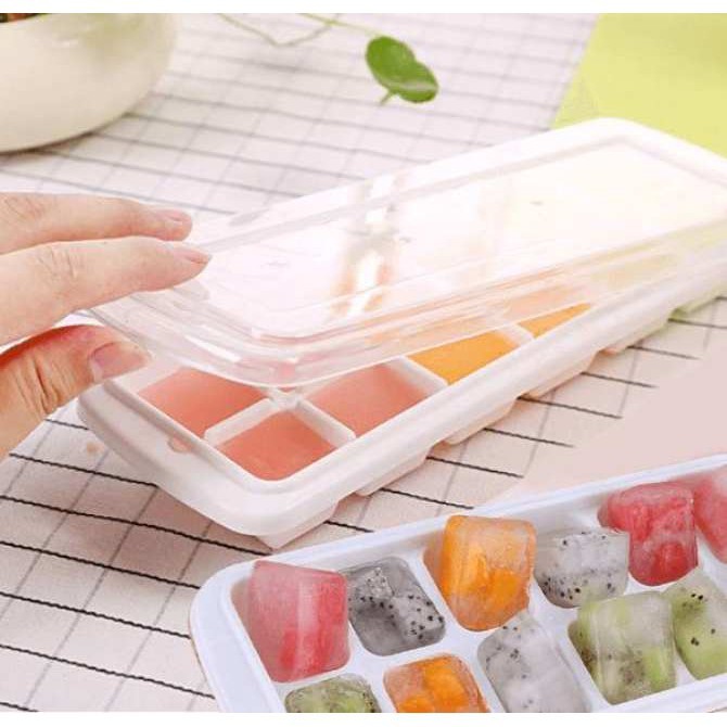 Khay đá viên, đá tròn có nắp Inomata Hàng Nhật nội địa