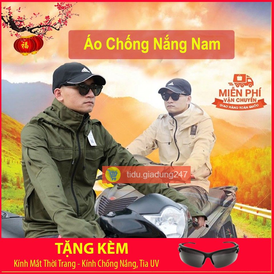 [TỰ ĐỘNG LÀM MÁT] Áo Chống Nắng Nam Tự Động Làm Mát Phiên Bản Cao Cấp Mới Nhất 2019, Chống Tia UV, Bức Xạ Mặt Trời