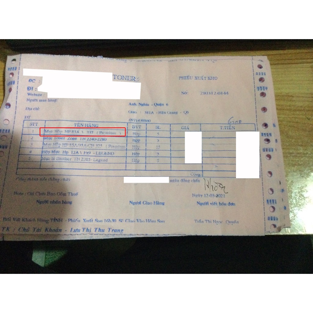 Hộp mực máy in HP laserjet Pro M201D, M201DN, M201DW, M201N  mới 100%.