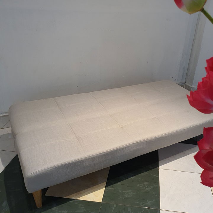 Sofa Giường - Sofa Bed bọc vải màu xám trắng