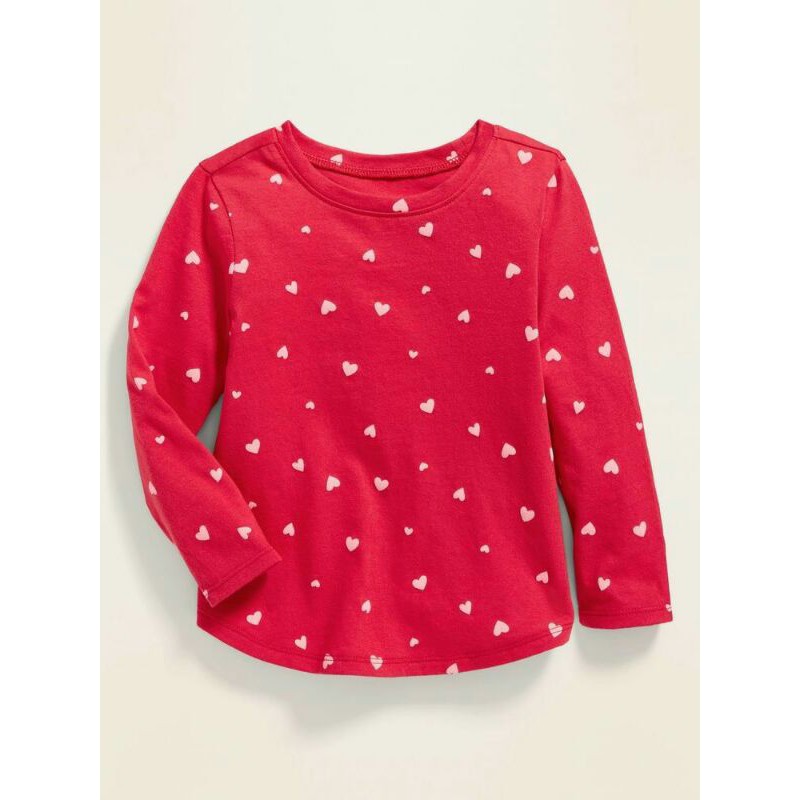 Set 3 áo cotton Oldnavy xuất dư bé gái