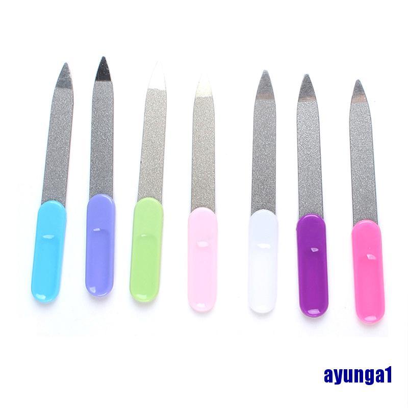 [Hàng mới về] Set 2 dũa móng tay bằng thép không gỉ