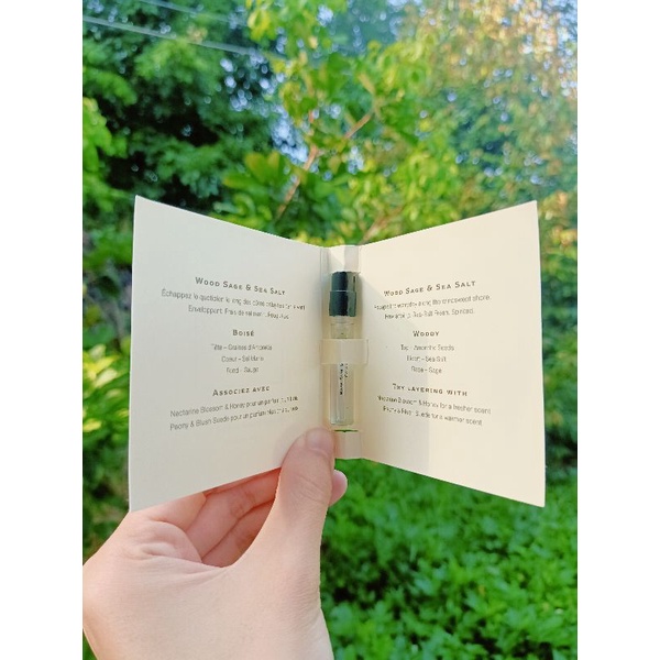 Vial nước hoa Jo Malone Wood Sage and Sea Salt 1,5ml