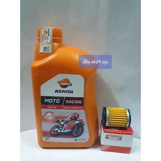 Nhớt Repsol racing 10w40 tổng hợp 100%