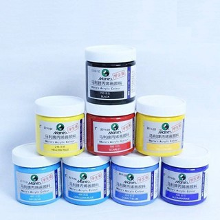[Mã SKAMA8 giảm 8% đơn 300K] [DA ĐEN] Màu Acrylic Marie's 100/300ml Trắng/Đen