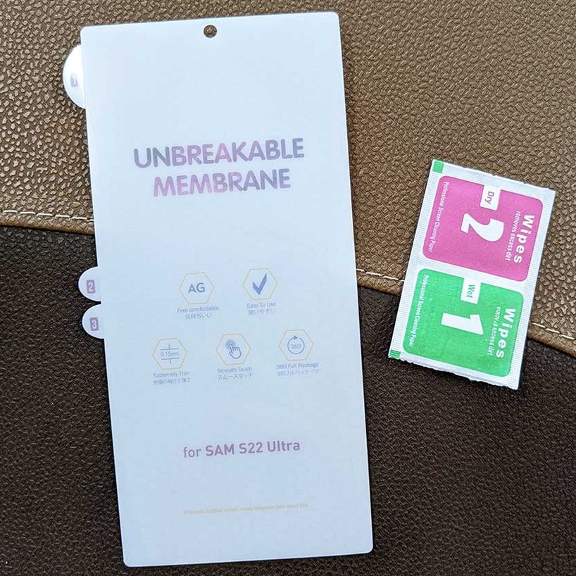Miếng dán dẻo PPF nhám chống bám vân tay Samsung Galaxy S23 Ultra S22 Ultra chống xước màn hình