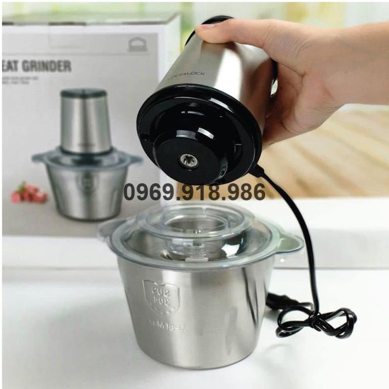 🍁 Máy Xay Thịt Cá Rau Củ Hoa Quả Gia Đình Cối Inox 4 Lưỡi Đa Năng Đẹp Giá Gốc Sỉ Rẻ 🍕 Tổng Kho Gia Dụng Sài Gòn🍕