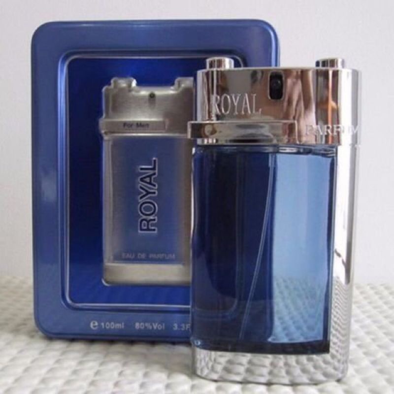 NƯỚC HOA NAM HỘP THIẾC ROYAL XANH DƯƠNG 100ML