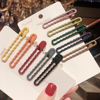 Set kẹp tóc mái hàn quốc nhiều màu dành cho nữ - Cặp tóc mái đẹp 2021 Dustypink.vn