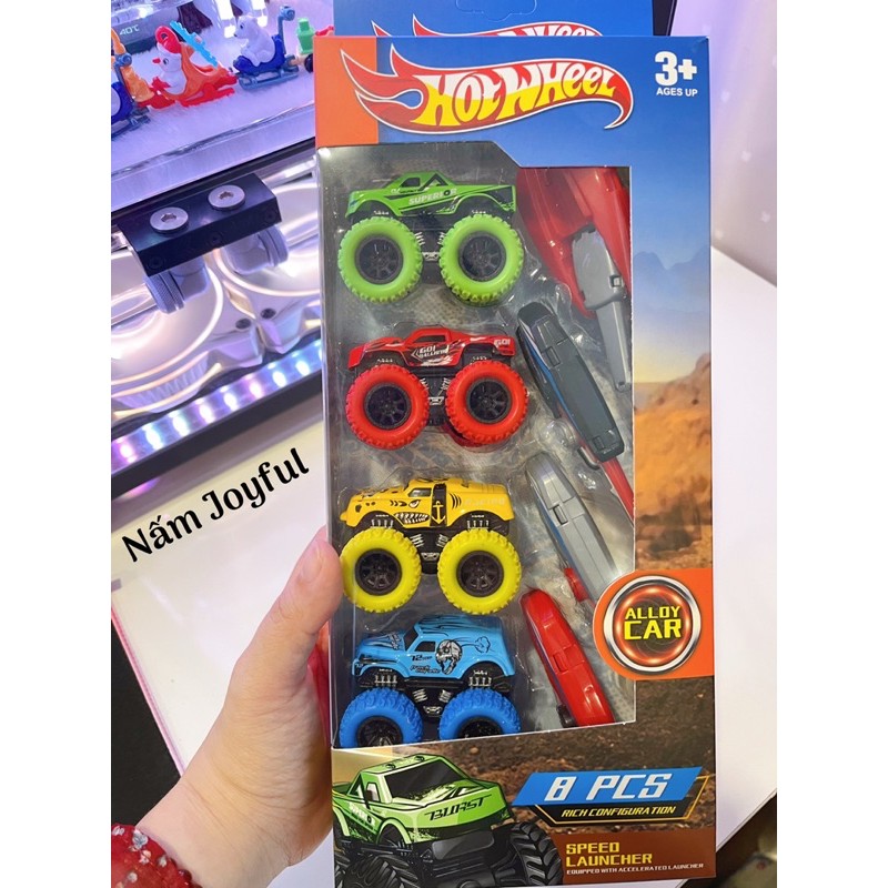 Ô tô chạy đua Hot Wheel set 4 chiếc