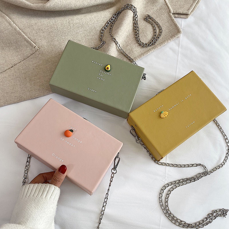 Túi Đeo Vai Hình Vuông Cỡ Nhỏ Phong Cách Hàn Quốc Thời Trang Cho Nữ