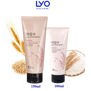 Sữa rửa mặt gạo Rice Water Bright Cleansing Foam The face shop..