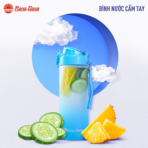 Bình nước cầm tay dung tích 700ml tiện dụng Rạng Đông RD-07P1