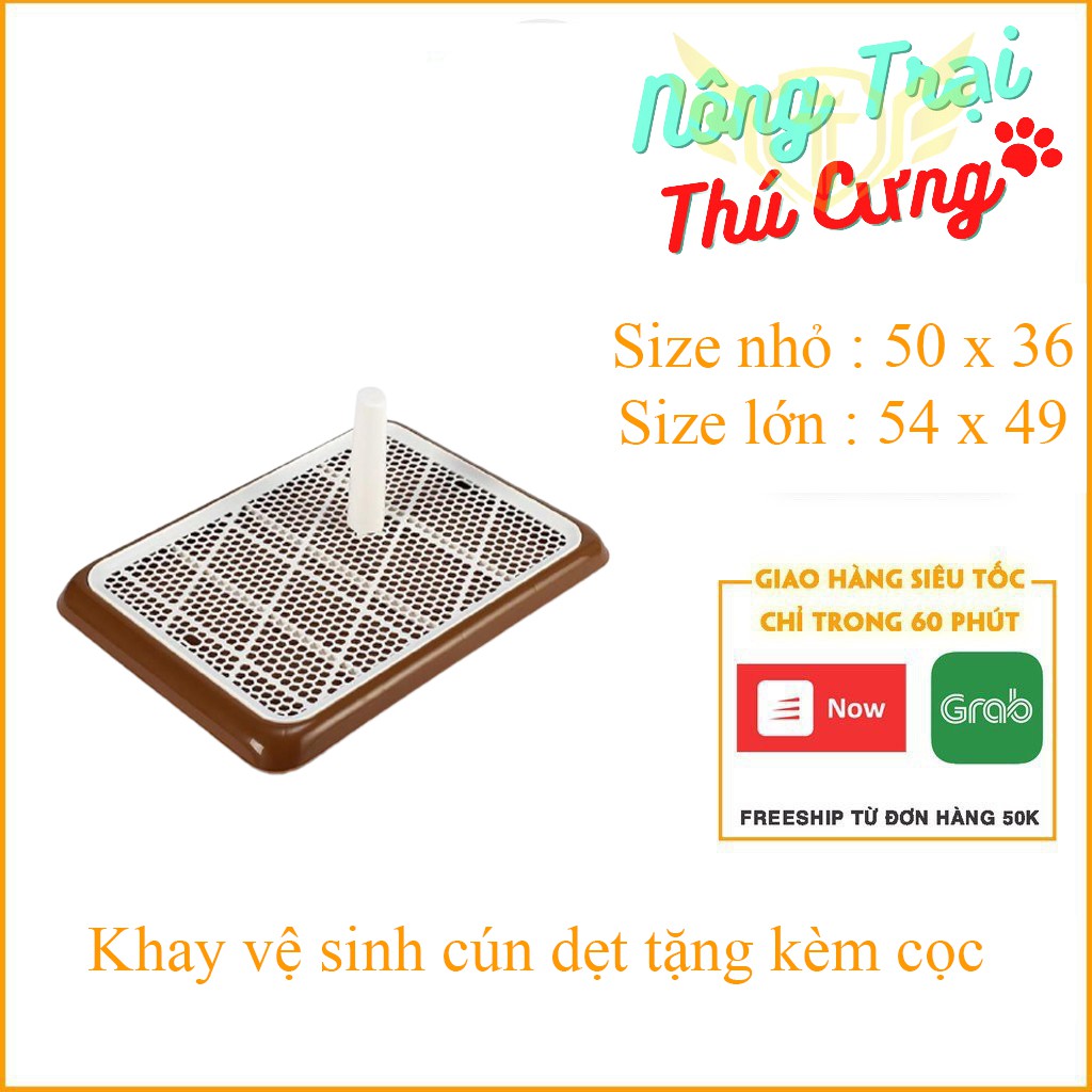 Khay vệ sinh cho chó lớn và nhỏ - khay đi vệ sinh cho chó đực và chó cái