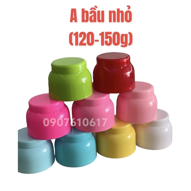 Hủ nhựa A bầu 120-150g đựng kem