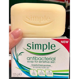 [Auth] Xà phòng rửa mặt lành tính Simple Anti Bacterial