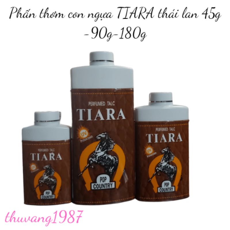 Phấn thơm con ngựa Tiara thái lan 45g-90g-180g