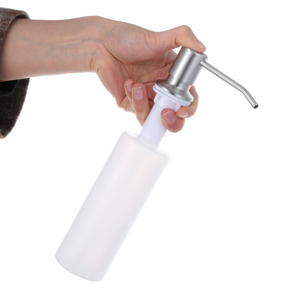 Bình Đựng Xà Phòng Rửa Tay Bằng Thép Không Gỉ Tiện Dụng Cho Nhà Tắm