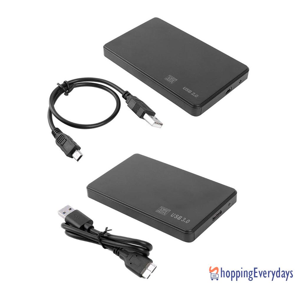 Hộp Nhựa Đựng Ổ Cứng Sata Ssd Hdd 3tb Usb 2.0 / 3.0 2.5 Inch | BigBuy360 - bigbuy360.vn
