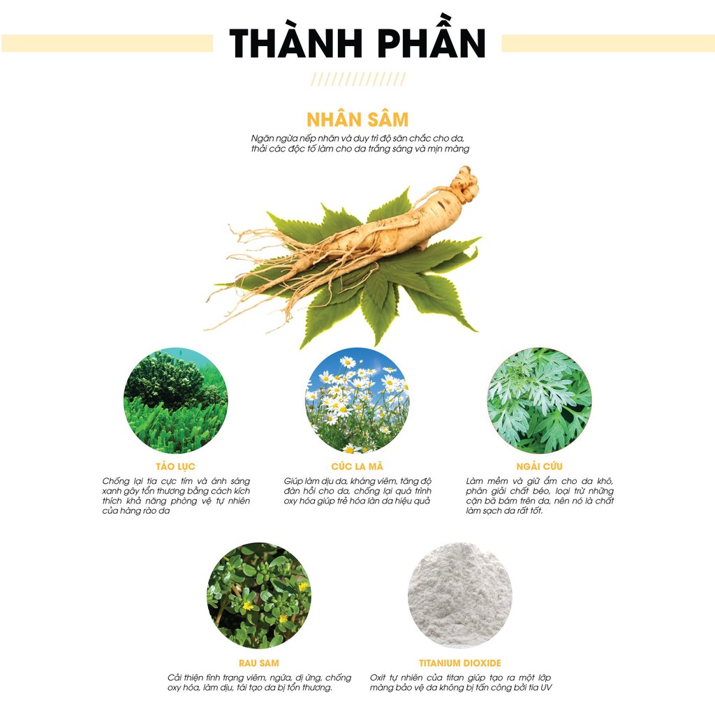 [Mã FMCGMALL -8% đơn 250K] Kem chống nắng chiết xuất nhân sâm Hàn Quốc SPF 50+ PA+++ Truesky Effective Sunscreen 30ml | BigBuy360 - bigbuy360.vn