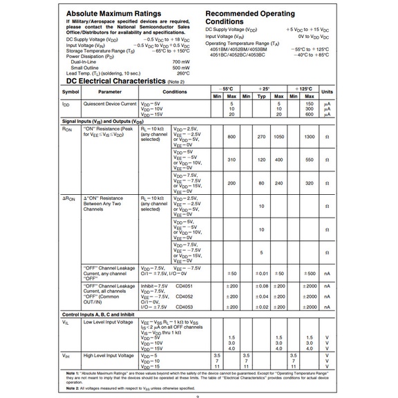 Linh kiện IC CD4052