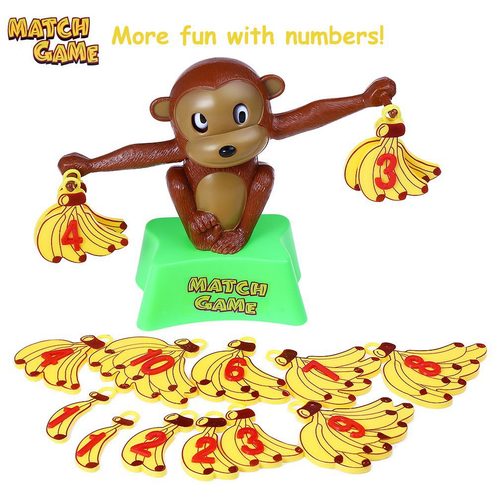 Trò Chơi Khỉ Con Học Toán - Monkey Match Game Học Phép Tính Nhanh Cho Trẻ