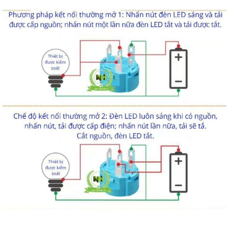 Công Tắc Led, Công Tắc Passing, On, Off Có LOGO loại Tốt