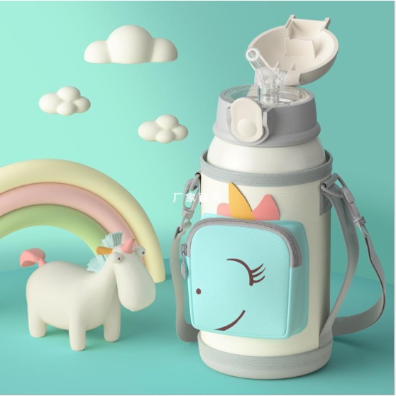 Bình Giữ Nhiệt Cho Bé - Inox 316 - Báo Nhiệt Độ - Kháng Khuẩn (Giữ nhiệt gấp 1.5 lần inox 304)