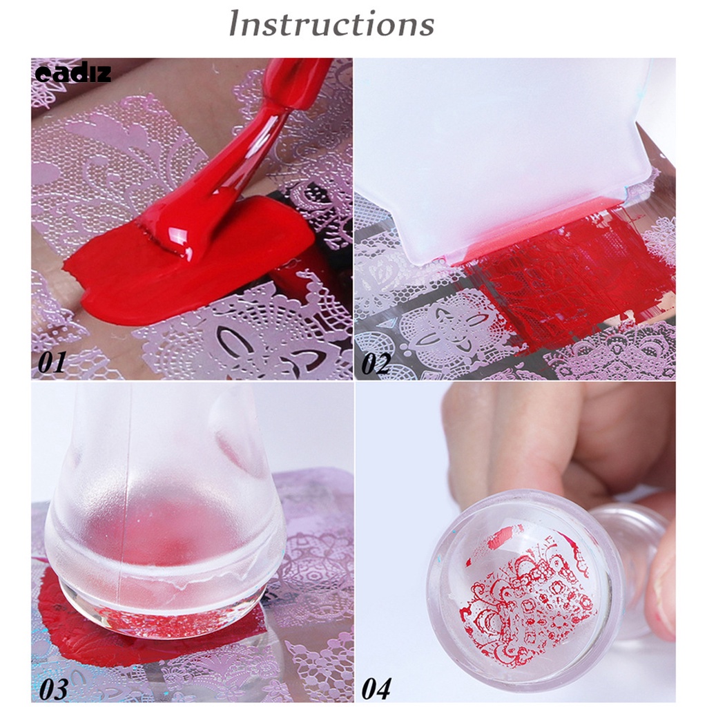 [Hàng mới về] Khuôn mẫu họa tiết trang trí móng tay mini độc đáo