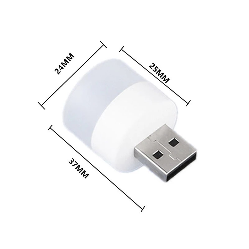 Đèn LED Đọc Sách Bảo Vệ Mắt Sạc USB Hình Tròn Nhỏ