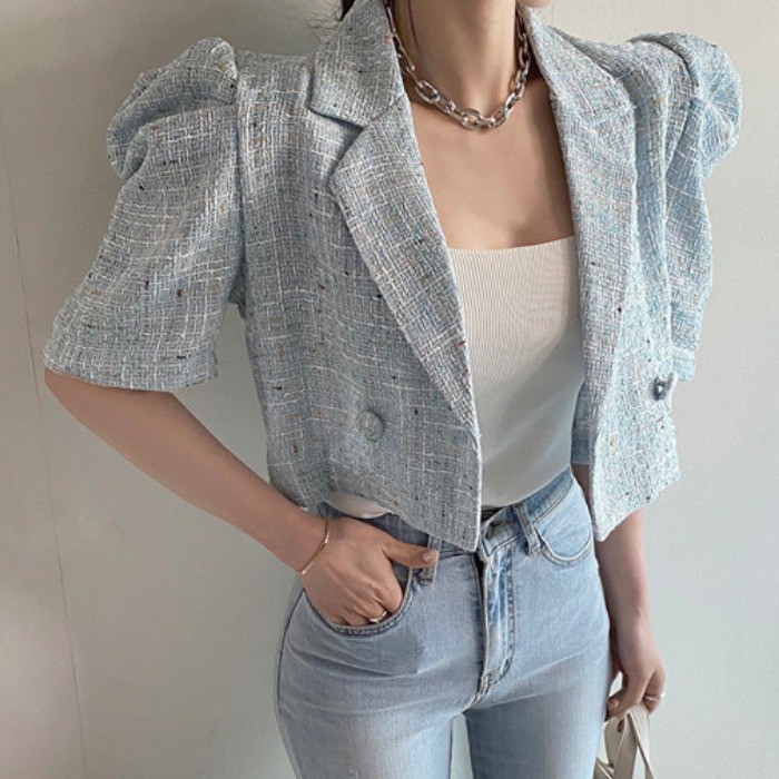 Áo Khoác Nữ Kiểu Dáng Retro Thời Trang Phong Cách Hàn Quốc | BigBuy360 - bigbuy360.vn
