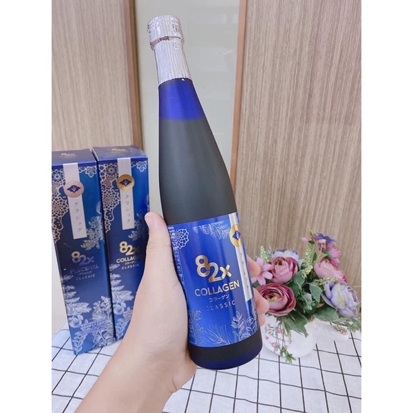[Hàng nội địa Nhật] Nước Uống Đẹp Da Collagen 82X  Sakura Premium và Placenta 82X Sakura Premium chai 500ml