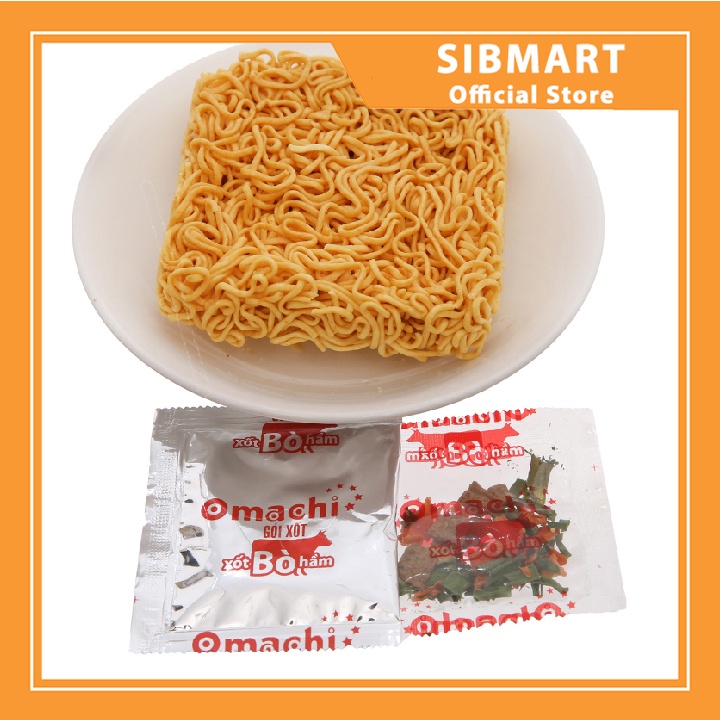 [ MÓN NGON MỖI NGÀY ] Mì Omachi sốt bò hầm 80g - Sinmart Official Store - SX0004