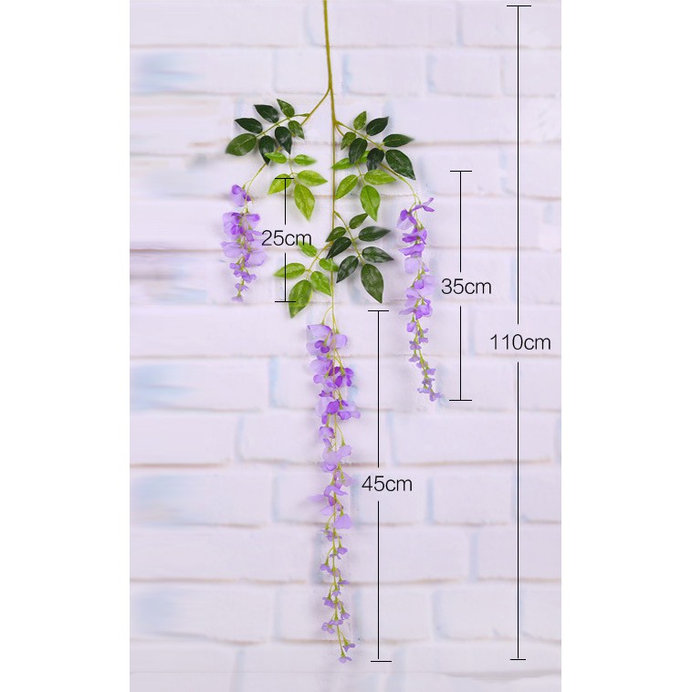 Hoa giả - Hoa Tử Đằng chiều dài 110cm