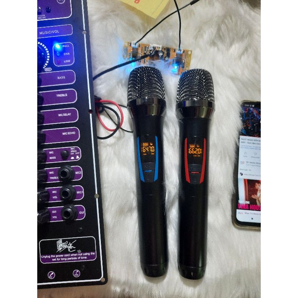 Mạch Loa Kéo Phiên Bản Chuyên Bass 30-40/ Coil 51 Củ 140 Cực Hay Kèm 2 Tay Micro Khômg Dây
