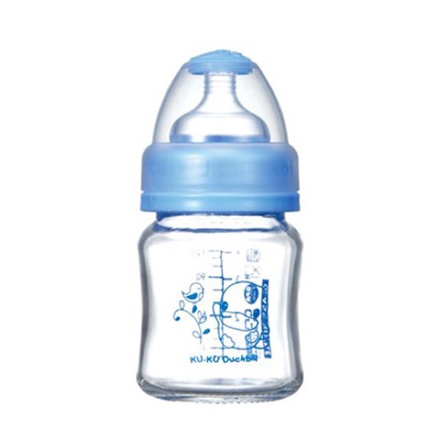 Thanh lý Bình Sữa thuỷ tinh KuKu 120ml, 60ml (tặng núm M)