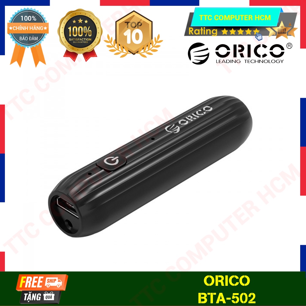 ORICO BTA-502 | Bộ Thu Bluetooth Cho Ô Tô Hoặc Biến Loa Bình Thương Thành Loa Bluetooth ORICO BTA-502 - HÀNG CHÍNH HÃNG