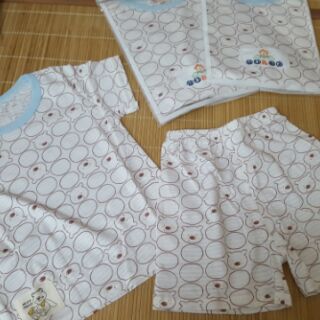 Bộ cộc cotton tre cho bé