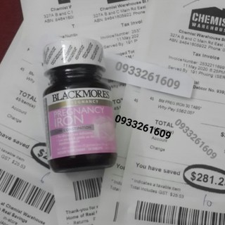 Viên sắt bầu Blackmores Iron Pregnancy 30 viên