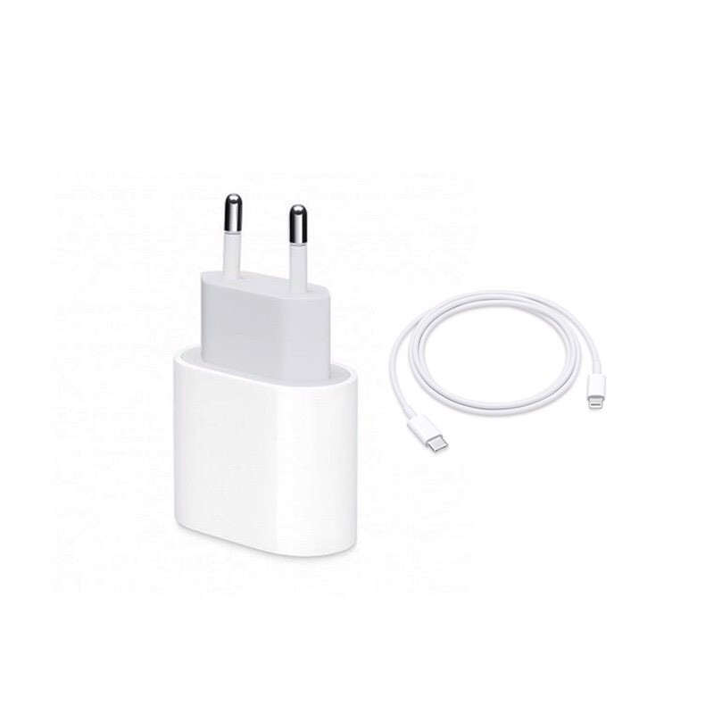 [HÀNG CHÍNH HÃNG + BH 1 NĂM] Bộ Sạc Nhanh Apple 18W Cổng Type-C To Lightning Cho iPhone 11 Series - Hàng Zin Bóc Máy