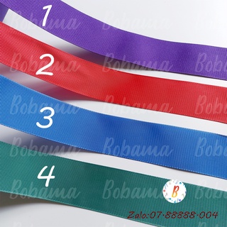 Dây ruy băng gân, bản rộng 4cm