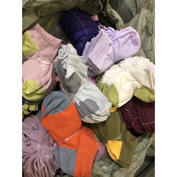 10 đôi tất nam nữ cổ ngắn Cotton