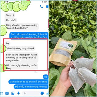 [9 túi lọc] Xông Trầu không- Trà xanh