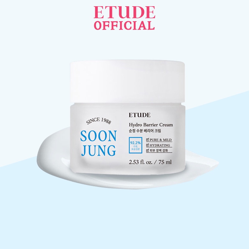 Kem Dưỡng Ẩm lành tính hiệu quả Etude Soonjung Hydro Barrier Cream 75ml