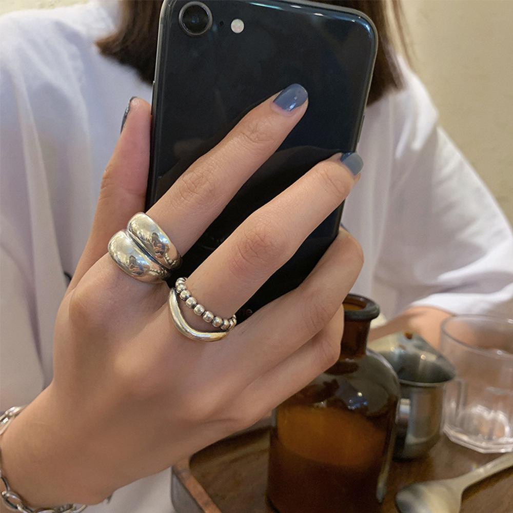 Nhẫn Đôi Thiết Kế Đơn Giản Thời Trang Dành Cho Nữ