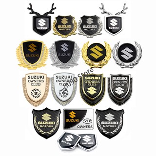 Sáng Tạo Fawn Sửa Đổi Thân Xe Miếng Dán Tự Động ✷ ❈ Tấm Chắn Sợi Carbon Cửa Sổ Biểu Tượng Huy Hiệu Decal Phía Sau Thân Cây Trầy Xước Bao Dành Cho Suzuki Vitara Swift SX4 Jimny Samurai