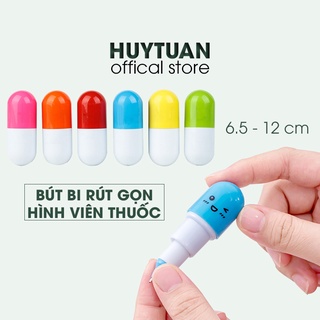 Bút bi viên thuốc vitamin - Bút bi rút gọn - Bút bi sáng tạo (BCN02)