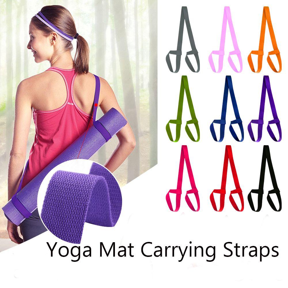 Dây Đeo Thảm Tập Yoga Chất Liệu Cotton Co Giãn Tùy Chỉnh Tiện Dụng